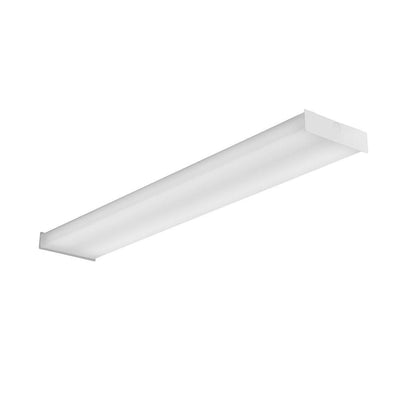Contractor Select SBL4 Series 4 ft. Dimmable 4000K Cool White Integrated 3994 Lumen LED Square-Basket Wraparound - Super Arbor