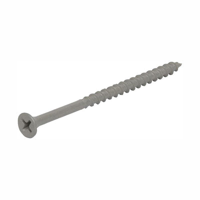 #7 x 2 in. Phillips Bugle-Head Coarse Thread Sharp Point Polymer Coated Exterior Screws (1 lb./Pack)
