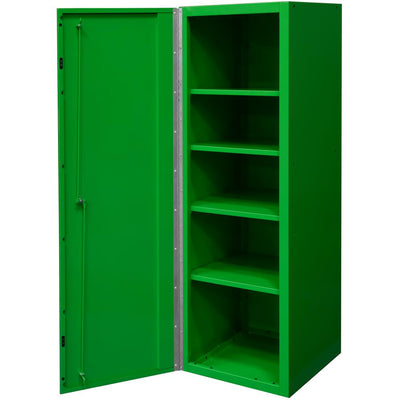 DX 19 in. 4-Shelf Side Locker Tool Chest in Green with Black Handle - Super Arbor
