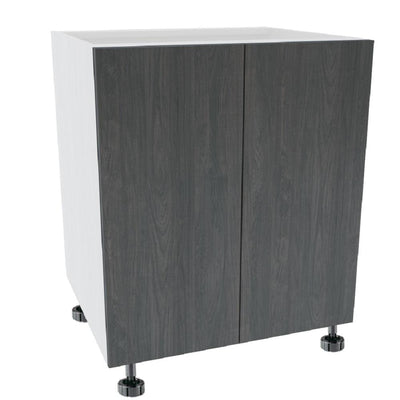 Ready to Assemble 30 in. x 34-1/2 in. x 24 in. 2-Door Base Cabinet in Carbon Marine Wood - Super Arbor
