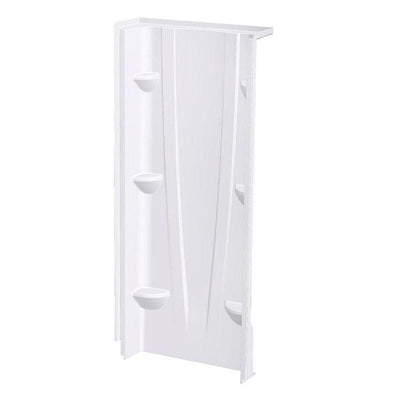 A2 8 in. x 32 in. x 74 in. 1-piece Direct-to-Stud Shower Wall Panel in White - Super Arbor