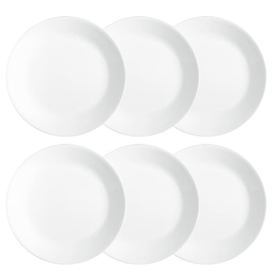 Classic 10.25-In Dinner Plates Winter Frost White (Set of 6) - Super Arbor