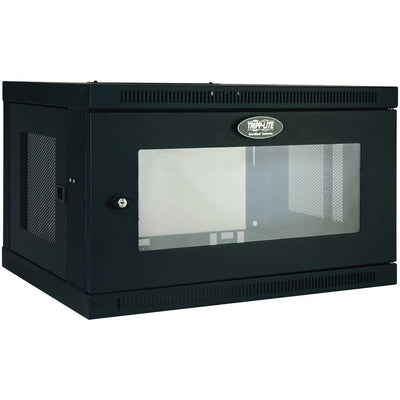 23.5 in. SmartRack 6U Low-Profile Switch Depth Wall-Mount Rack Structured Media Enclosure Cabinet with Acrylic Window - Super Arbor