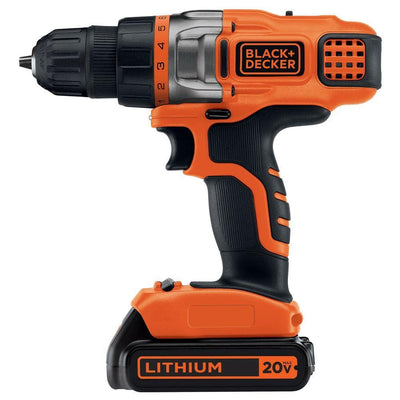20-Volt MAX Lithium-Ion Cordless Drill/Driver with Battery 1.5Ah and Charger - Super Arbor