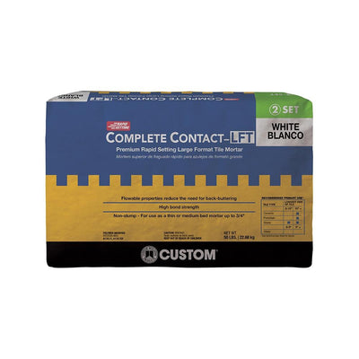 Custom Building Products Complete Contact White 50 lb. Large Format Rapid Setting Tile Mortar