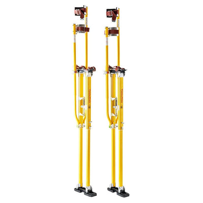 48 in. to 64 in. Magnesium Adjustable Drywall Stilts - Super Arbor