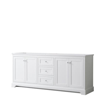 Avery 79 in. W x 21.75 in. D Bathroom Vanity Cabinet Only in White