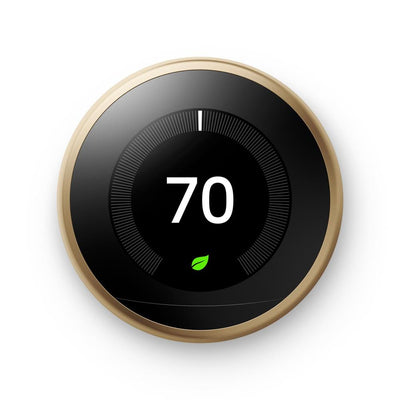 Nest Learning Thermostat 3rd Gen in Brass - Super Arbor