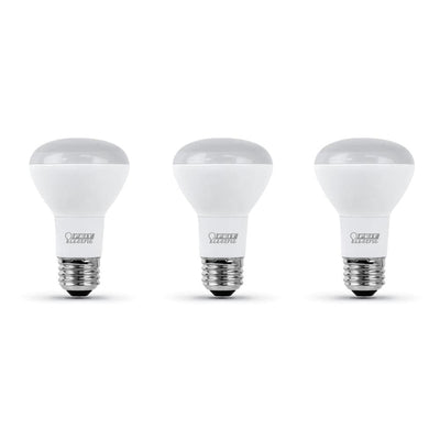Feit Electric 45-Watt Equivalent R20 Dimmable CEC Title 24 Compliant LED ENERGY STAR 90+ CRI Flood Light Bulb, Soft White (3-Pack) - Super Arbor