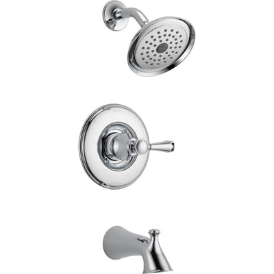 Silverton Single-Handle 1-Spray Tub and Shower Faucet in Chrome (Valve Included) - Super Arbor