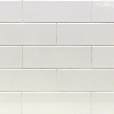 Ivy Hill Tile Essential White 3 in. x 6 in. x 6 mm Polished Ceramic Wall Subway Tile (11.73 sq. ft./case) - Super Arbor
