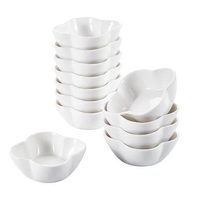 3 in. White Porcelain Ramekins Serving Bowls for Creme Brulee (Set of 12) - Super Arbor