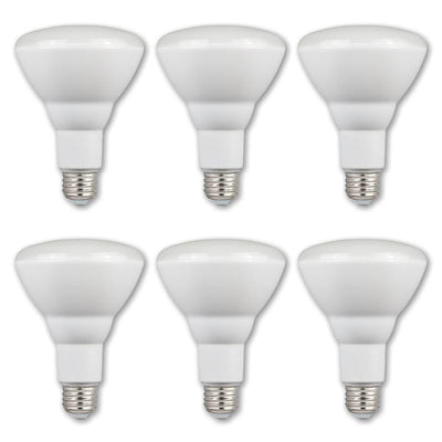 Westinghouse 65W Equivalent BR30 Dimmable LED Light Bulb Cool White (6-Pack)