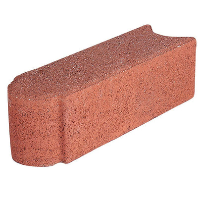 Edgerstone 12 in. x 3.5 in. x 3.5 in. River Red Concrete Edger (288-Pieces/282 lin. ft./Pallet) - Super Arbor