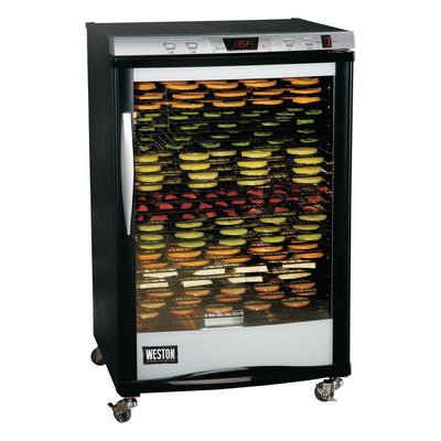 Pro-2400 24-Tray Black Food Dehydrator with Temperature Control - Super Arbor