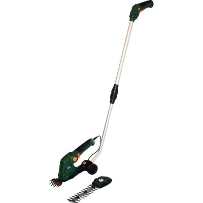 Scotts 7.2-Volt Lithium-Ion Cordless Telescoping Pole Shrub Trimmer - 2 Ah Battery and Charger Included - Super Arbor
