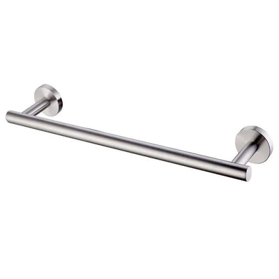 24 in. Wall mount Towel Bar in Stainless Steel Brushed Silver - Super Arbor