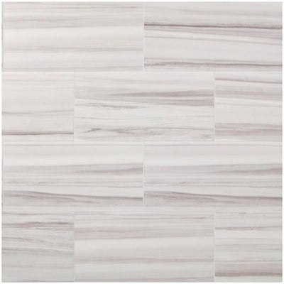 Daltile QuicTile 12 in. x 24 in. Horizon Marble Lappato Color Body Porcelain Locking Floor Tile (9.6 sq. ft. / case) - Super Arbor