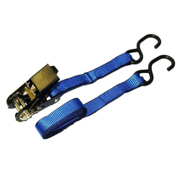 1 in. x 6 ft. Tie-Downs Strap with 900 lbs. S-Hook - Super Arbor