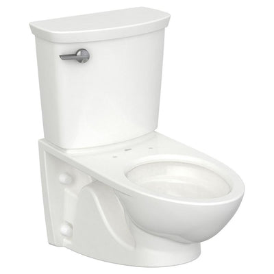 Glenwall VorMax 1.28 GPF Single Flush Toilet with Left Hand Trip Lever in White (Seat Not Included) - Super Arbor