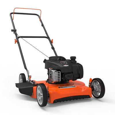 YARD FORCE 20 in. 125 cc 450e Series Briggs and Stratton Gas Walk Behind Push Mower with Side-Discharge Cutting System - Super Arbor