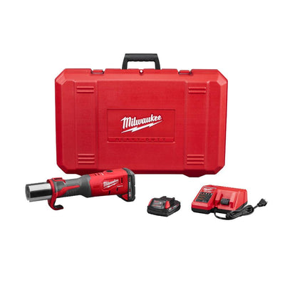 M18 18-Volt Lithium-Ion Brushless Cordless FORCE LOGIC Press with Two 2.0 Ah Batteries, Charger, Hard Case - Super Arbor