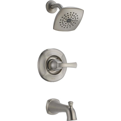 Mandara Single-Handle 1-Spray Tub and Shower Faucet in Brushed Nickel (Valve Included) - Super Arbor