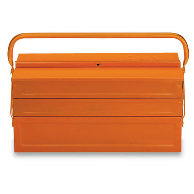 8 in. x 22 in. Cantilever Sheet Metal Tool Box in Orange - Super Arbor
