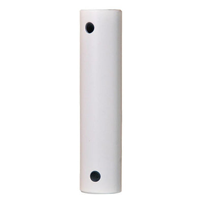 48 in. Matte White Stainless Steel Extension Downrod - Super Arbor