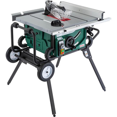 10 in. 2 HP Portable Table Saw with Roller Stand - Super Arbor