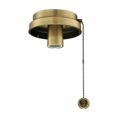 Antique Brass Ceiling Fan Low Profile LED Light Kit - Super Arbor