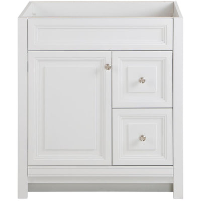 Brinkhill 30 in. W x 21.65 in. D x 34 in. H Bath Vanity Cabinet Only in White - Super Arbor