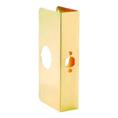 2-3/4 in. x 1-3/4 in. Solid Brass Door Reinforcer - Super Arbor