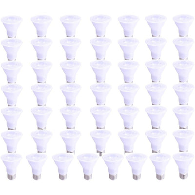 Simply Conserve 50-Watt Equivalent 2700K PAR20 Dimmable LED Light Bulb Soft White (50-Pack) - Super Arbor