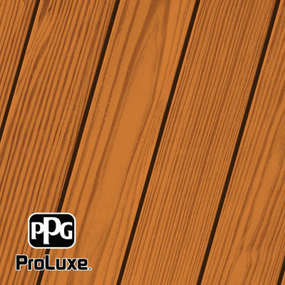 PPG ProLuxe 5 Gal. #HDG-ST-216 Natural Cedar SRD Exterior Semi-Transparent Matte Wood Finish - Super Arbor