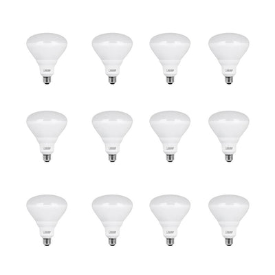 Feit Electric 65-Watt Equivalent BR40 Dimmable CEC Title 24 Compliant LED Energy Star 90+ CRI Flood Light Bulb in Soft White (12-Pack) - Super Arbor