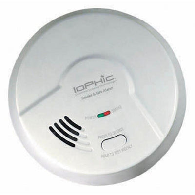 9V Battery Operated Dual Sensing 2-In-1 Smoke And Fire Detector With Microprocessor Intelligence - Super Arbor