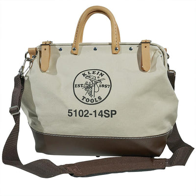 Deluxe Tool Bag, Canvas, 17 Pockets, 24-Inch - Super Arbor