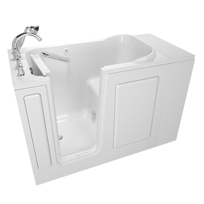 Exclusive Series 48 in. x 28 in. Left Hand Walk-In Soaking Tub with Quick Drain in White - Super Arbor