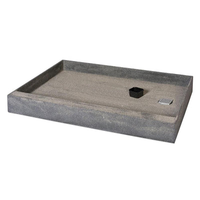 One-Step 36 in. x 60 in. Shower Base with Right Offset Drain - Super Arbor