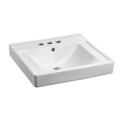 American Standard Decorum with EverClean 18-1/4 in. Wall Hung Bathroom Sink in White - Super Arbor
