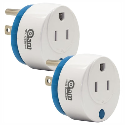 Mini Round Wi-Fi Smart Plug Works with Alexa and Google Home for Voice Control Save Energy and Electric Bill (2-Pack) - Super Arbor