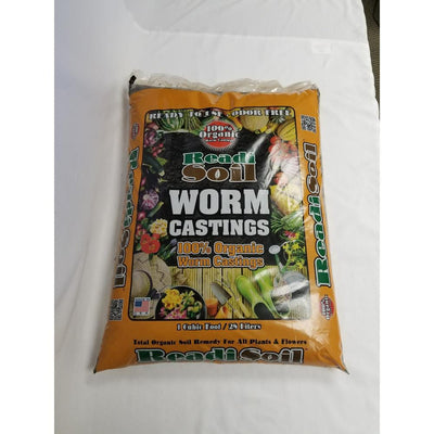 Readi Soil 1 cu. ft. / 22 lb. 100% Organic Worm Castings Soil - Super Arbor