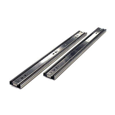 20 in. Side Mount Soft Close Full Extension Ball Bearing Drawer Slide with Installation Screws (1-Pair) - Super Arbor
