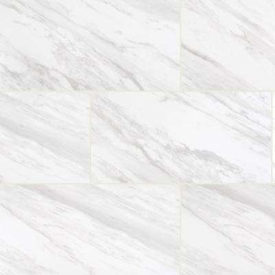 Exclusive
        Home Decorators Collection 
    Kolasus White 12 in. x 24 in. Polished Porcelain Floor and Wall Tile (16 sq. ft./case) - Super Arbor