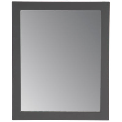 Thornbriar 26 in. W x 31 in. H Single Framed Wall Mirror in Cement - Super Arbor