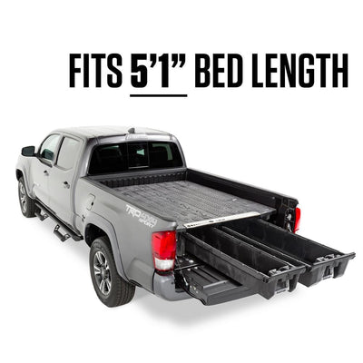 DECKED 5 ft. 1 in. Pick Up Truck Storage System for Toyota Tacoma (2019-Current) - Super Arbor