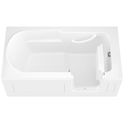 HD Series 60 in. Right Drain Step-In Walk-In Soaking Bath Tub with Low Entry Threshold in White - Super Arbor