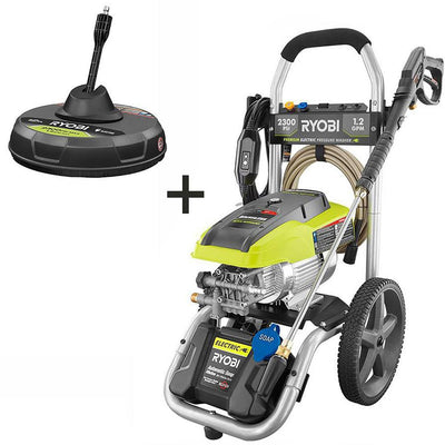 RYOBI 2,300 PSI 1.2 GPM High Performance Electric Pressure Washer with 12 in. Surface Cleaner