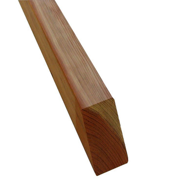 4 in. x 4 in. x 4 ft. Redwood Square Fence Post - Super Arbor